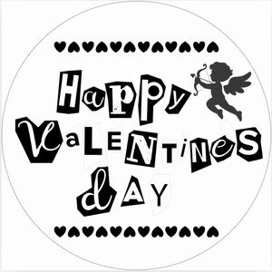 Custom Made 50count Valentine’s Day Stickers